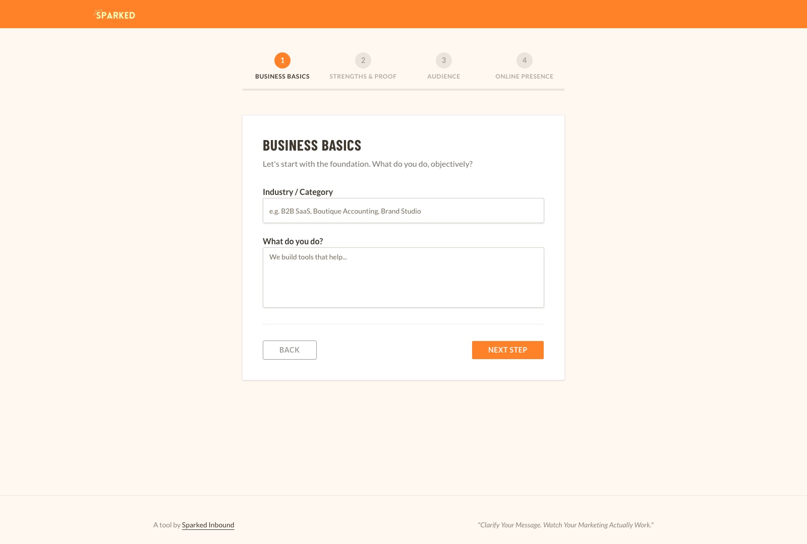 Sparked Inbound — built by Slateworks